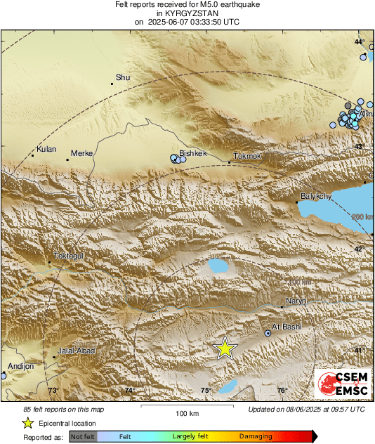 intensity map